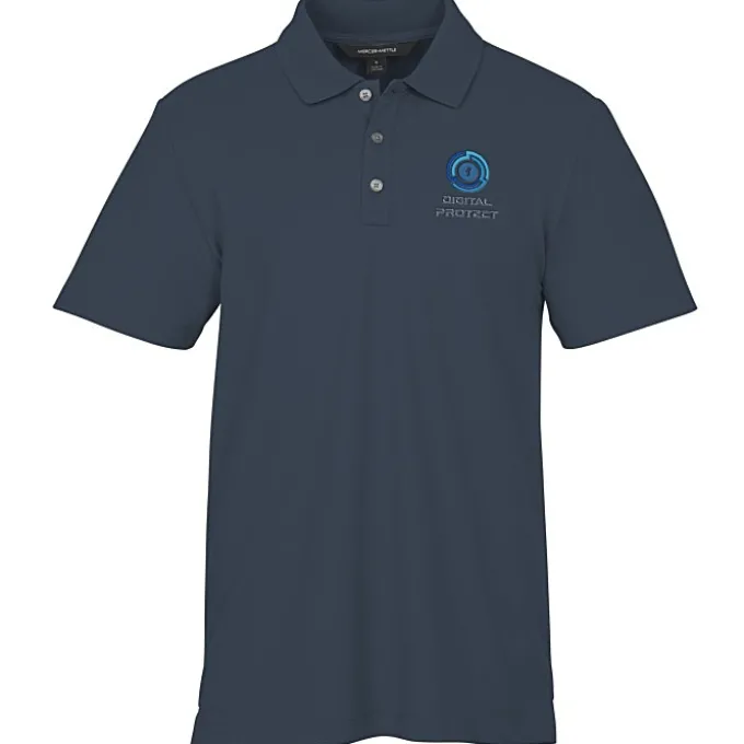 Stretch Diamond Pique Polo - Men's