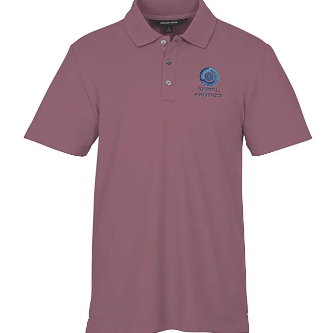 Stretch Diamond Pique Polo - Men's