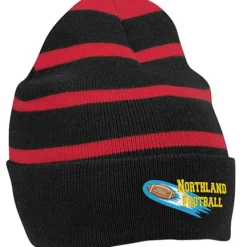Striped Cuff Beanie - 24 hr