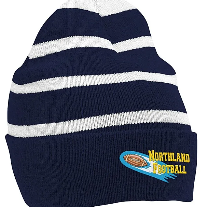 Striped Cuff Beanie - 24 hr