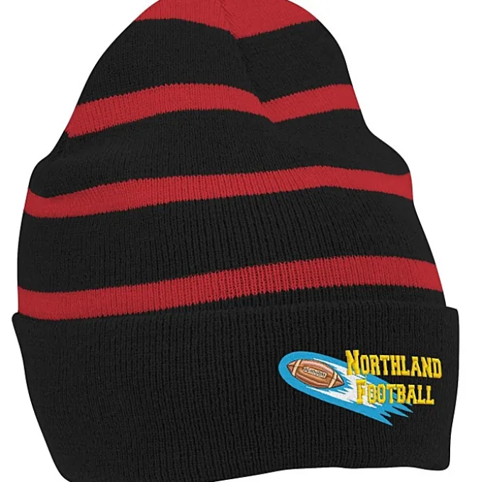 Striped Cuff Beanie - 24 hr