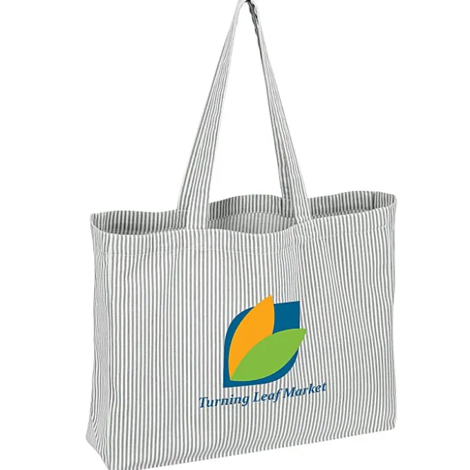 Striped Pacific Shopper Tote - Full Color