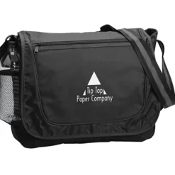 Stripe Strap Messenger Bag