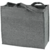 Structured Cotton Shopper Tote with Interior Lamination