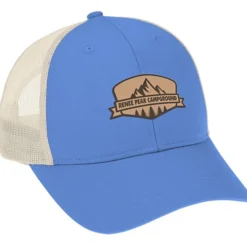 Structured Cotton Twill Trucker Cap - Laser Engraved Patch