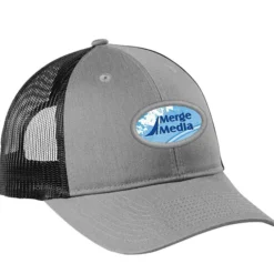 Structured Cotton Twill Trucker Cap - Full Color Patch