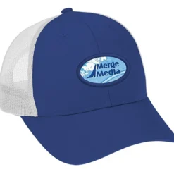 Structured Cotton Twill Trucker Cap - Full Color Patch