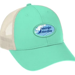 Structured Cotton Twill Trucker Cap - Full Color Patch