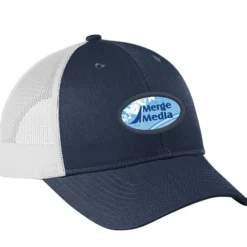 Structured Cotton Twill Trucker Cap - Full Color Patch