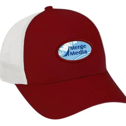 Structured Cotton Twill Trucker Cap - Full Color Patch - 24 hr
