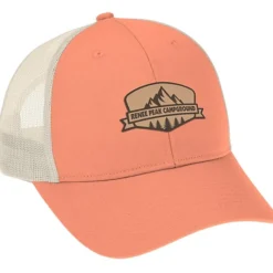 Structured Cotton Twill Trucker Cap - Laser Engraved Patch - 24 hr