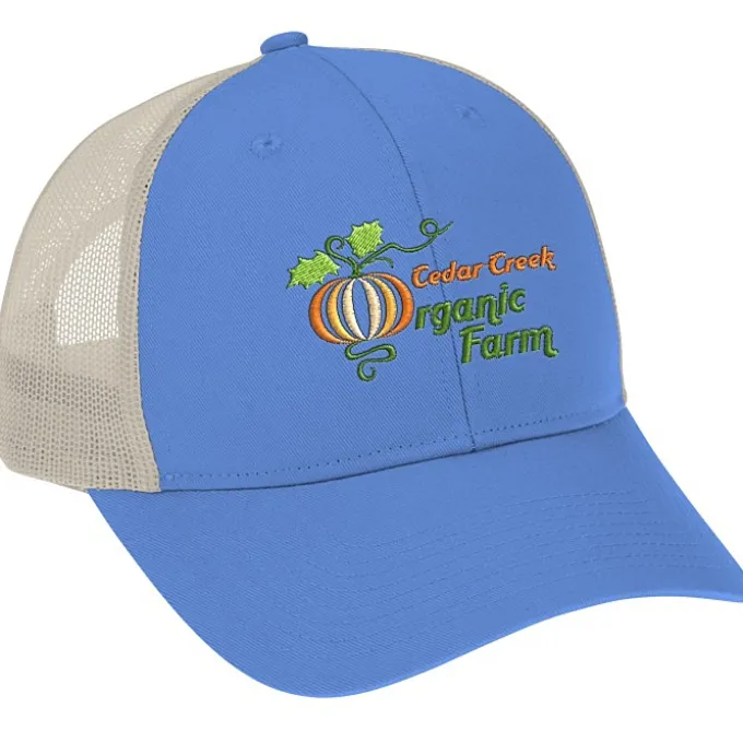 Structured Cotton Twill Trucker Cap - 24 hr