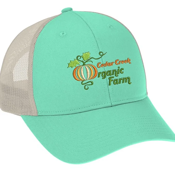 Structured Cotton Twill Trucker Cap - 24 hr
