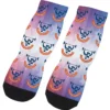 Sublimated Low-Cut Ankle Crew Socks - Ladies' - Full Color