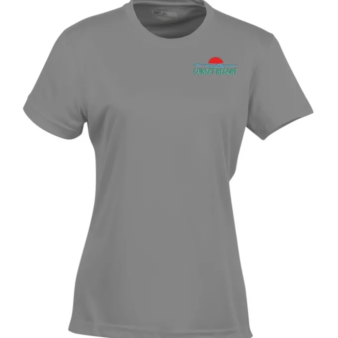 Summit Performance T-Shirt - Ladies' - Embroidered - 24 hr