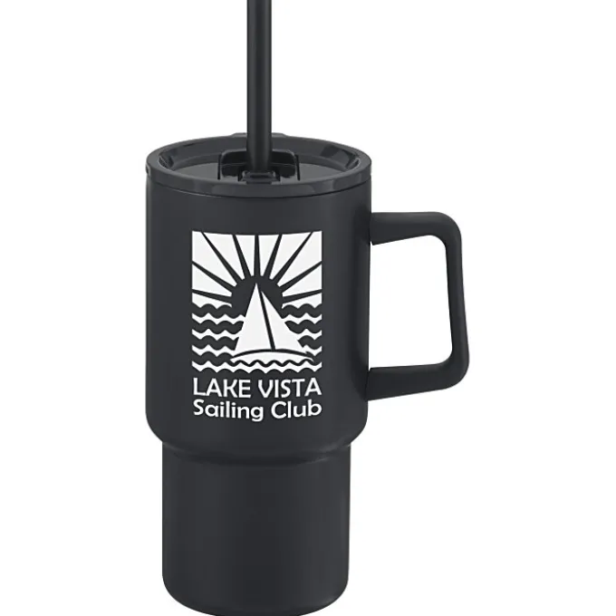 Summit Vacuum Mug with Straw - 18 oz.
