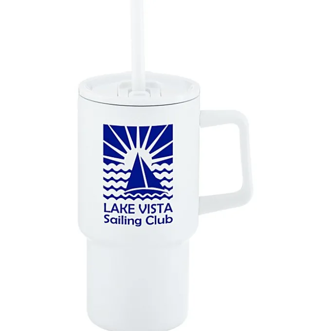 Summit Vacuum Mug with Straw - 18 oz.