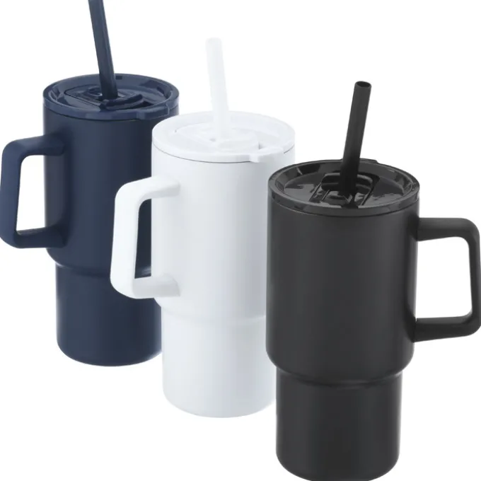 Summit Vacuum Mug with Straw - 18 oz.