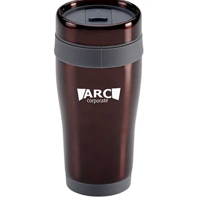Sunset Stainless Steel Tumbler - 16 oz - 24 hr