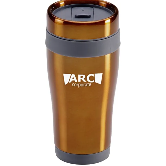 Sunset Stainless Steel Tumbler - 16 oz - 24 hr