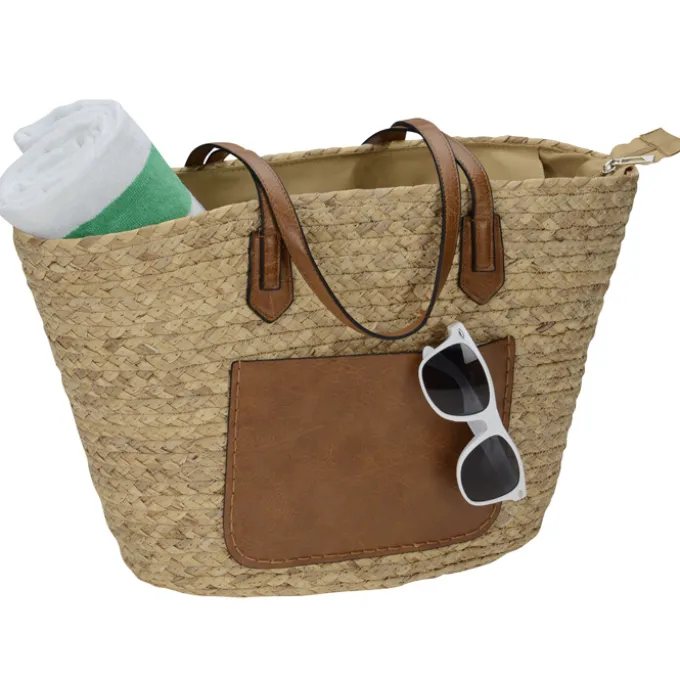 Sunset Straw Tote
