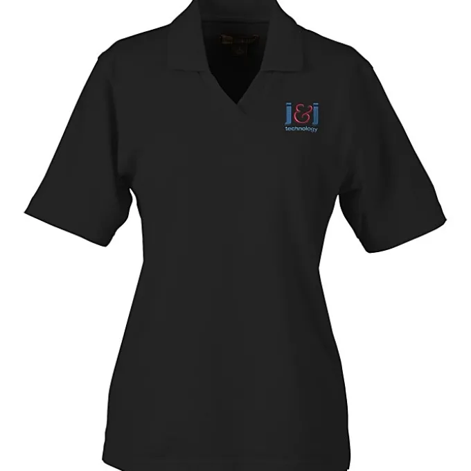 Superblend Johnny Collar Pique Polo - Ladies'