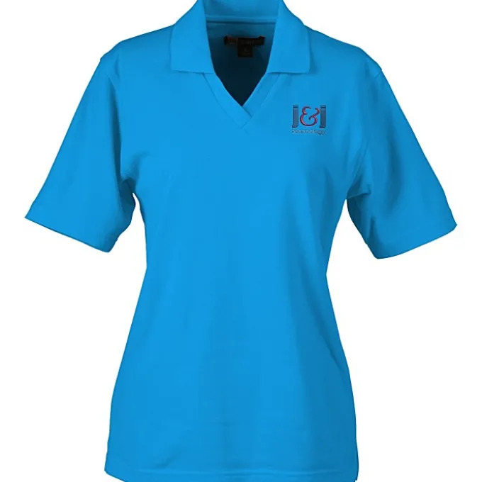 Superblend Johnny Collar Pique Polo - Ladies'