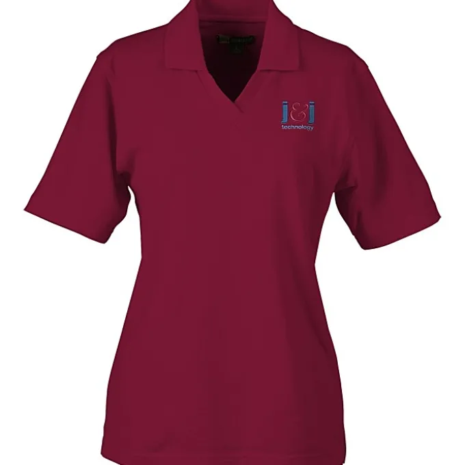 Superblend Johnny Collar Pique Polo - Ladies'