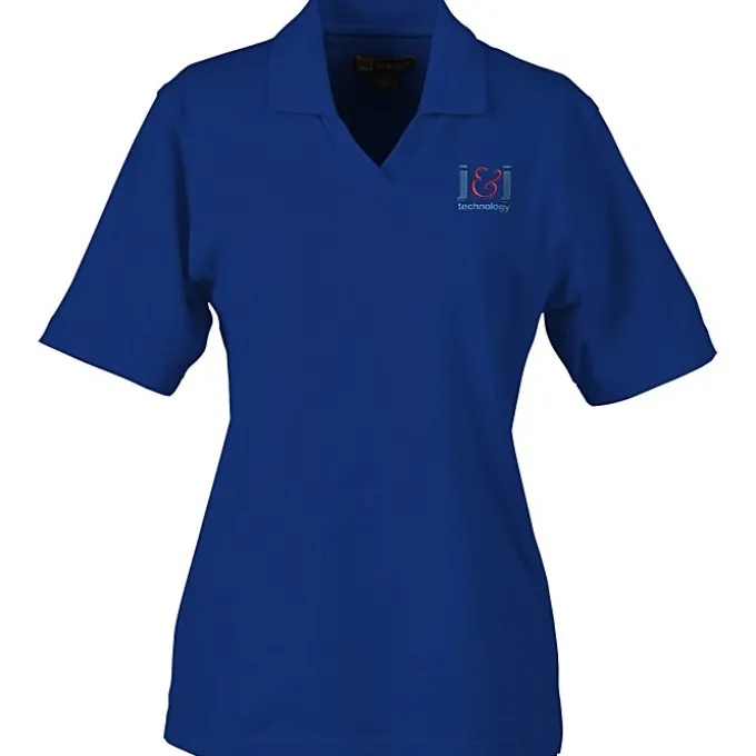 Superblend Johnny Collar Pique Polo - Ladies'