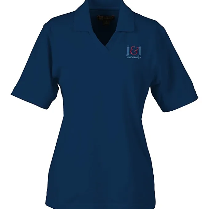 Superblend Johnny Collar Pique Polo - Ladies'