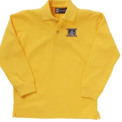 Superblend Long Sleeve Pique Polo - Youth