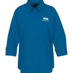 Superblend 3/4 Sleeve Poplin Shirt - Ladies'