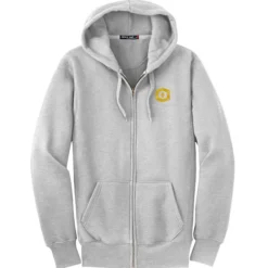 Super Heavy Full-Zip Hooded Sweatshirt - Embroidered