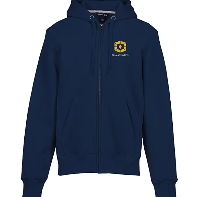 Super Heavy Full-Zip Hooded Sweatshirt - Embroidered
