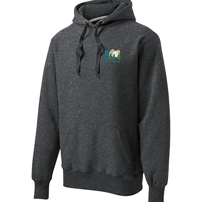 Super Heavy Hooded Sweatshirt - Embroidered