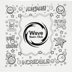 Super Kid Color Me Bandana - Wow Words