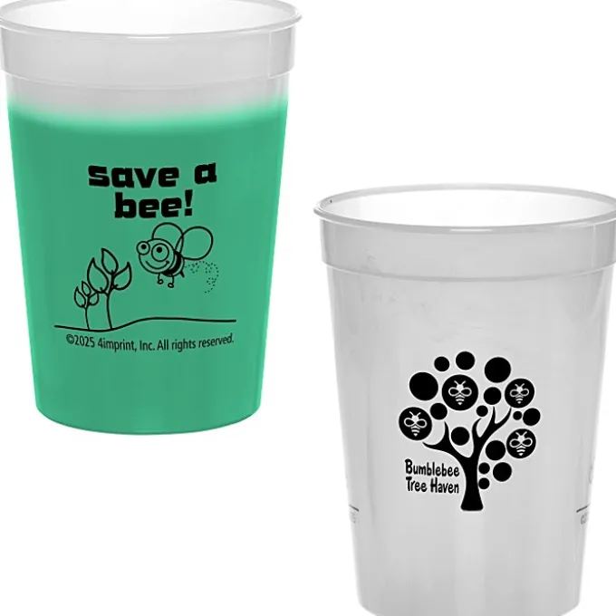 Super Kid Mood Stadium Cup - 12 oz - Go Green