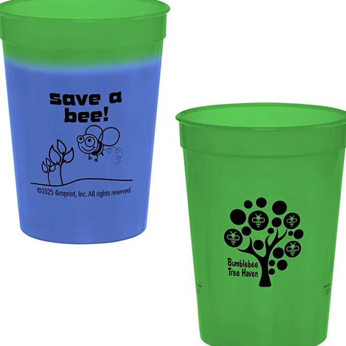 Super Kid Mood Stadium Cup - 12 oz - Go Green