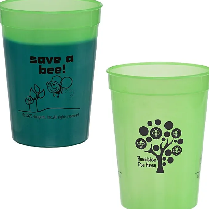 Super Kid Mood Stadium Cup - 12 oz - Go Green