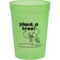 Super Kid Mood Stadium Cup - 12 oz - Go Green