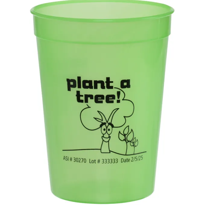 Super Kid Mood Stadium Cup - 12 oz - Go Green