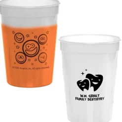 Super Kid Mood Stadium Cup - 12 oz - Smiley Faces