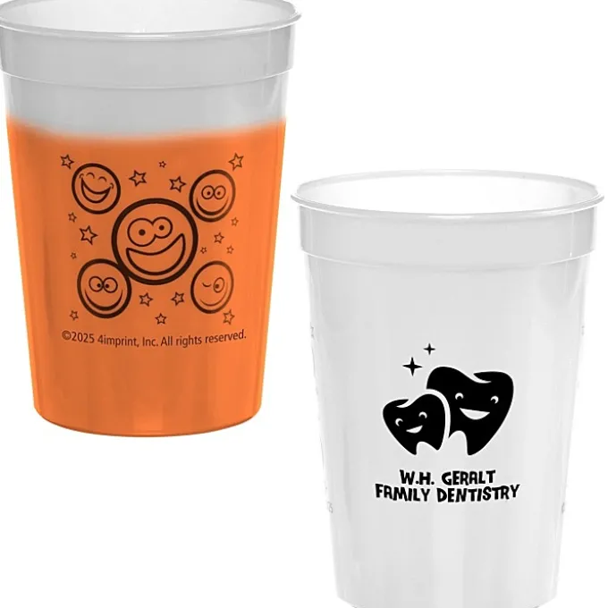Super Kid Mood Stadium Cup - 12 oz - Smiley Faces