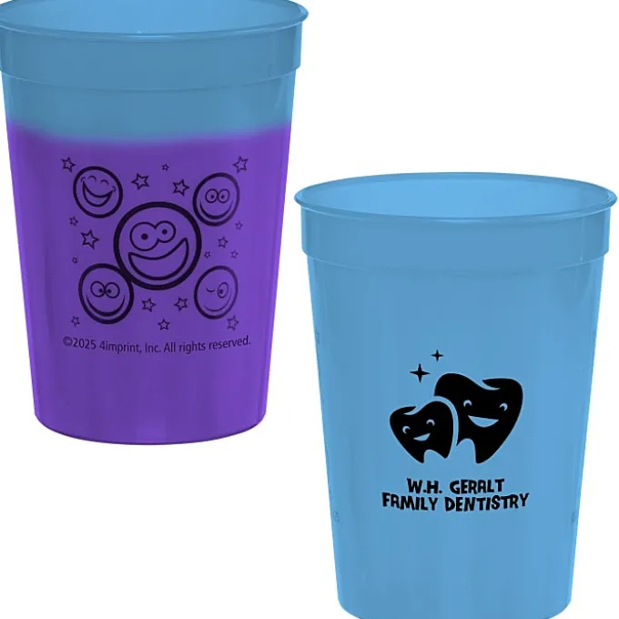 Super Kid Mood Stadium Cup - 12 oz - Smiley Faces