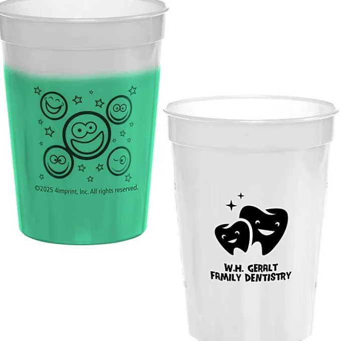 Super Kid Mood Stadium Cup - 12 oz - Smiley Faces