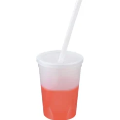 Super Kid Mood Stadium Cup with Straw - 12 oz - Superhero