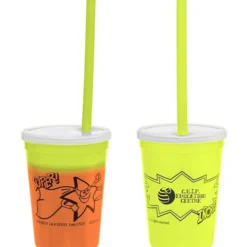 Super Kid Mood Stadium Cup with Straw - 12 oz - Superhero