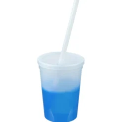 Super Kid Mood Stadium Cup with Straw - 12 oz - Wow Words