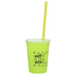 Super Kid Mood Stadium Cup with Straw - 12 oz - Wow Words