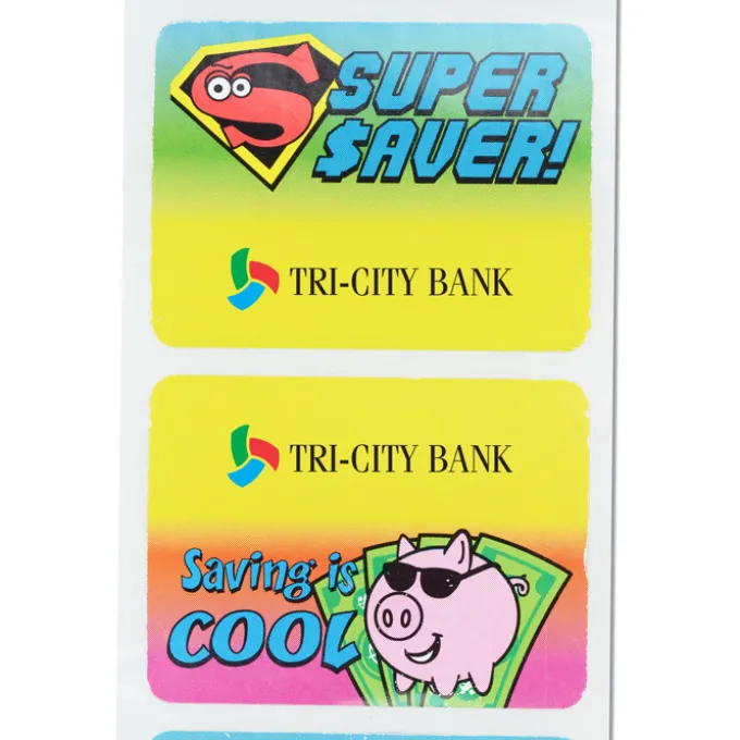 Super Kid Sticker Roll - Dollars and Cents